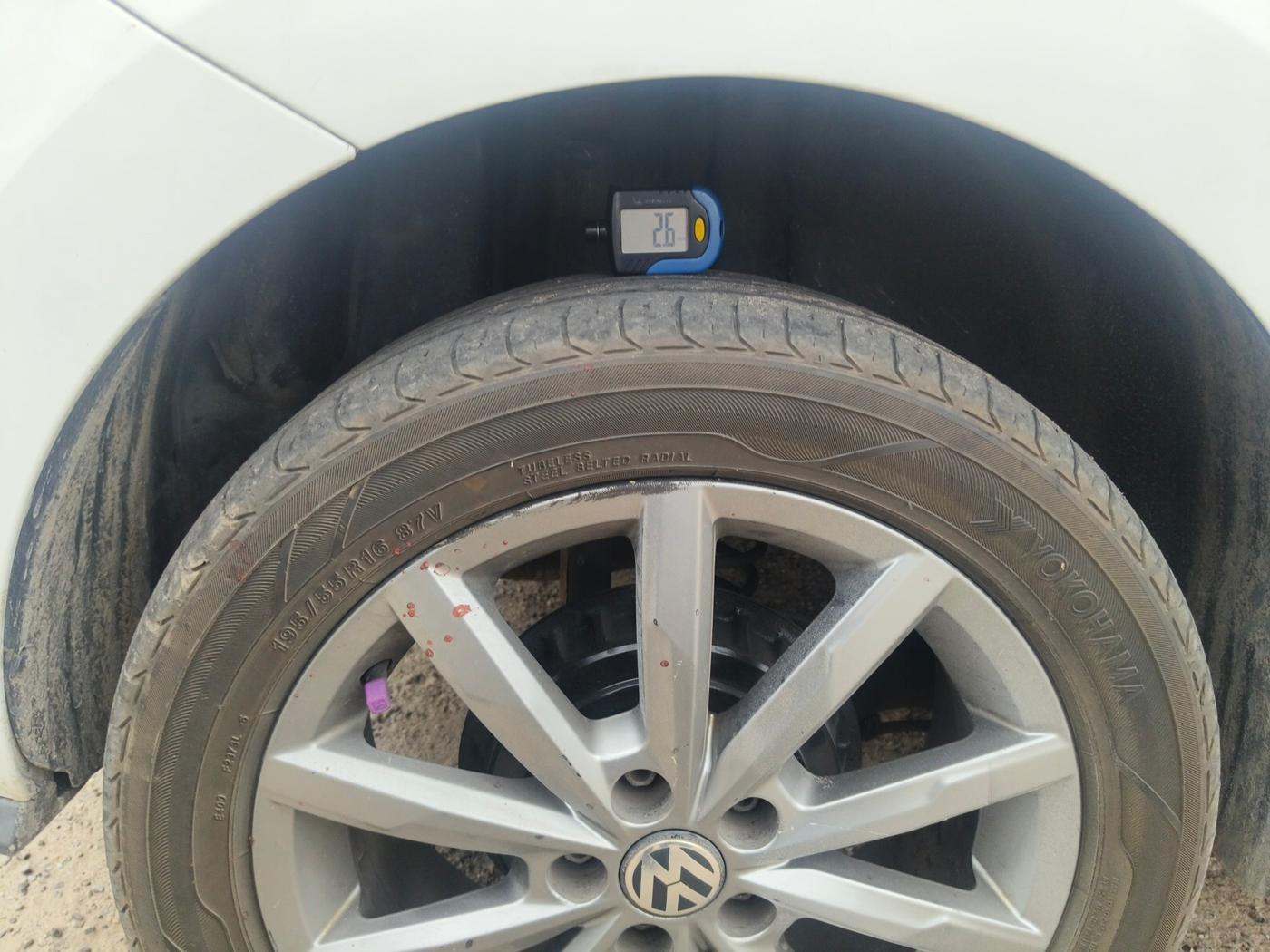 2019 Volkswagen Polo HIGHLINE1.5L, Diesel, Manual, 86,677 km, tyre