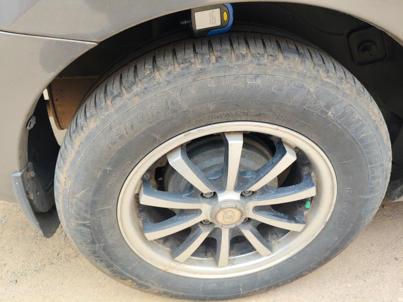 2013 Chevrolet Sail 1.3 LS, Diesel, Manual, 1,20,613 km, tyre