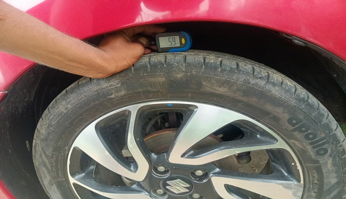 2021 Maruti Baleno ZETA CVT PETROL 1.2, Petrol, Automatic, 14,405 km, tyre
