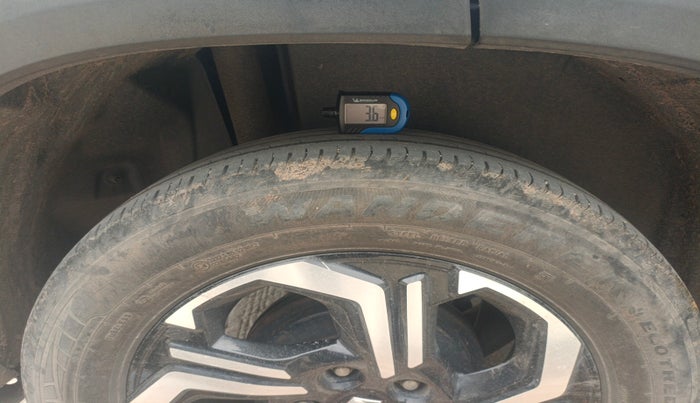2023 Maruti BREZZA ZXI + SMART HYBRID, Petrol, Manual, 47,778 km, tyre
