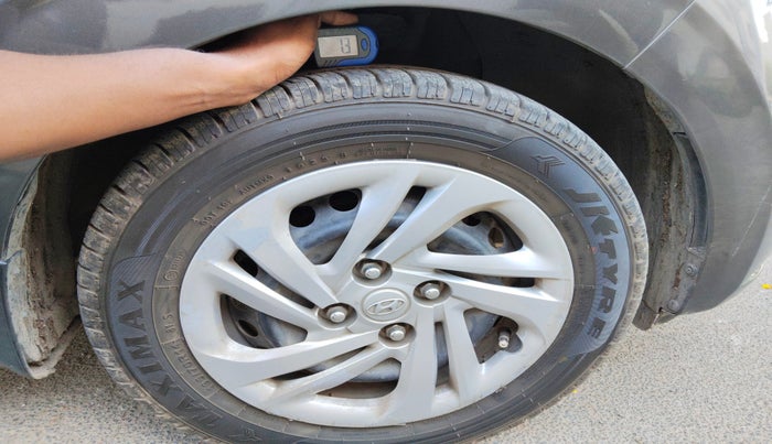 2022 Hyundai AURA S 1.2 CNG, Petrol, Manual, 1,00,281 km, tyre