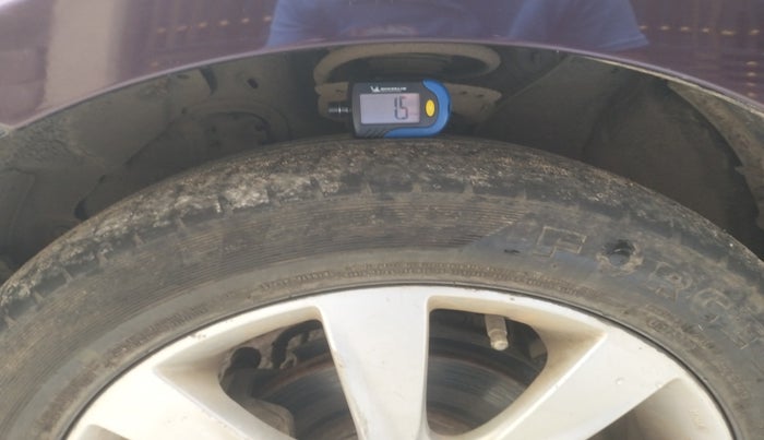 2012 Hyundai Verna FLUIDIC 1.6 CRDI SX, Diesel, Manual, 1,16,634 km, tyre