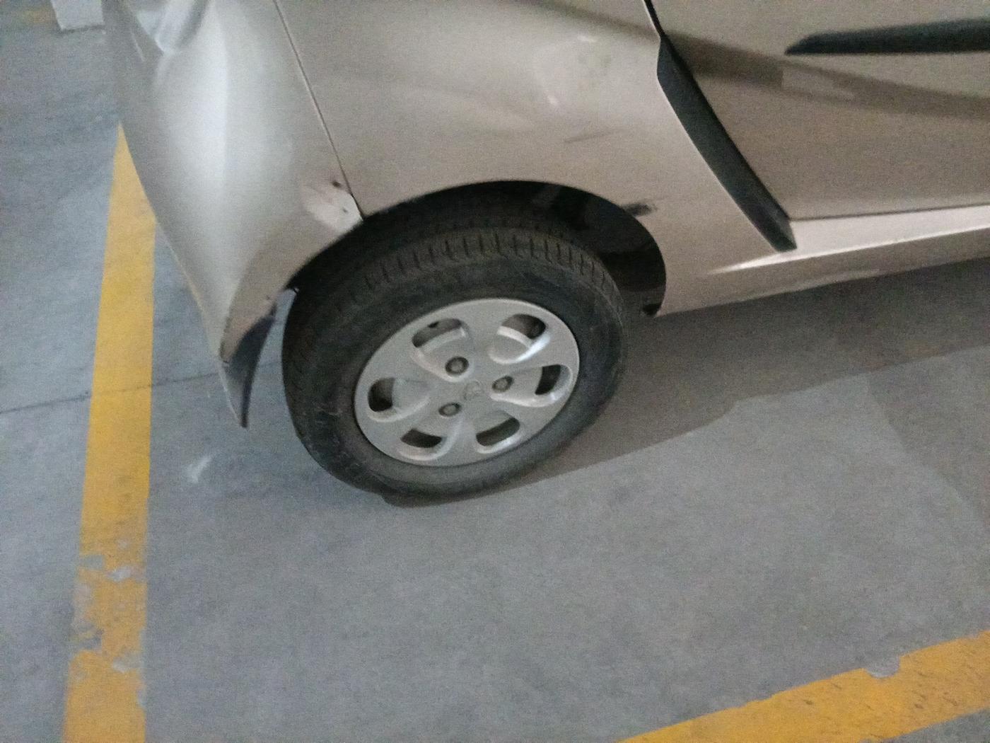 2012 Tata Nano LX, Petrol, Manual, 12,345 km, tyre