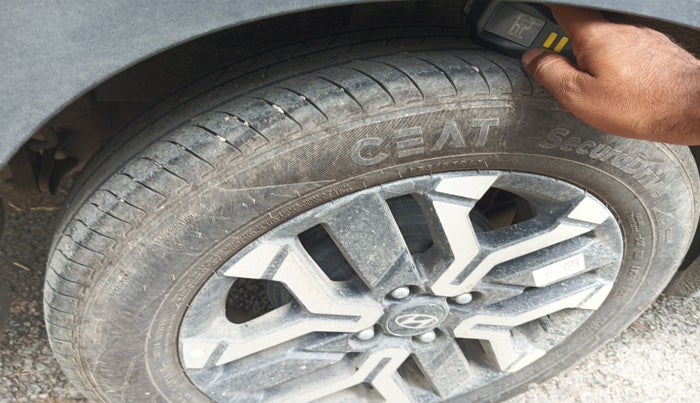 2024 Hyundai EXTER SX(O) CONNECT 1.2 AMT, Petrol, Automatic, 15,530 km, tyre