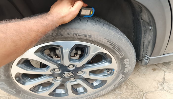 2023 Maruti Grand Vitara ALPHA SMART HYBRID AT, Petrol, Automatic, 62,600 km, tyre