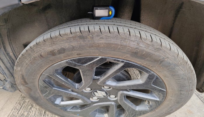 2023 Maruti FRONX DELTA PLUS 1.2L AGS, Petrol, Automatic, 4,808 km, tyre