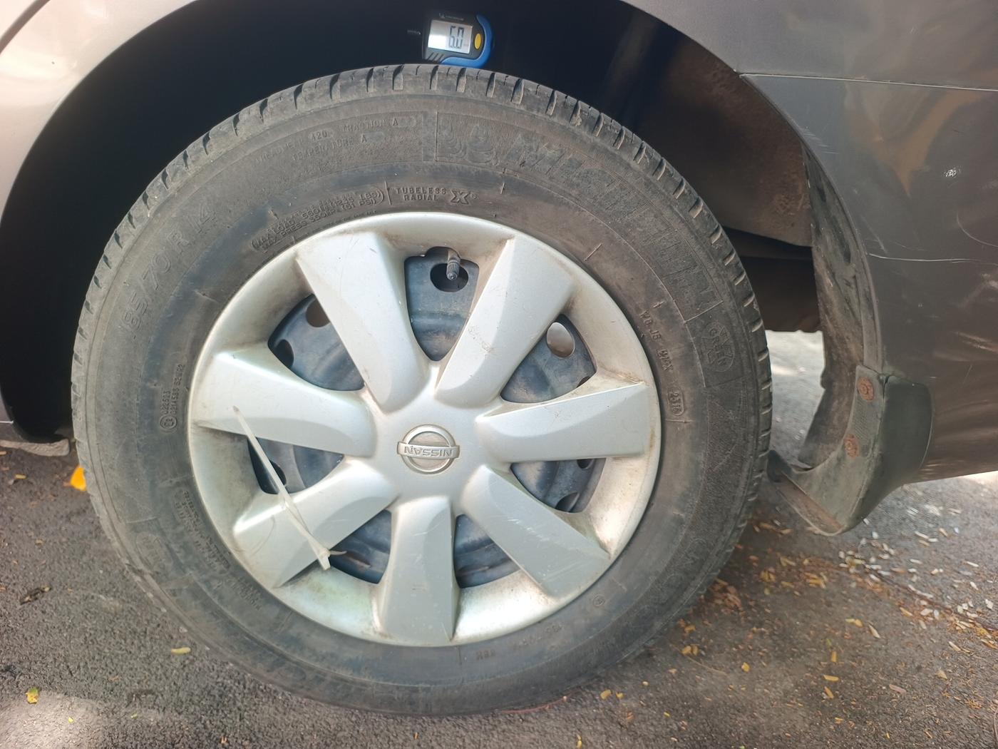 2013 Nissan Sunny XL CVT, Petrol, Automatic, 62,737 km, tyre