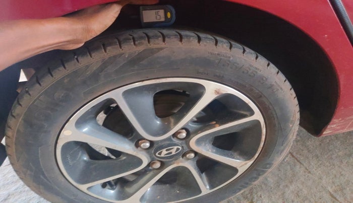2018 Hyundai Grand i10 SPORTZ AT 1.2 KAPPA VTVT, Petrol, Automatic, 90,763 km, tyre