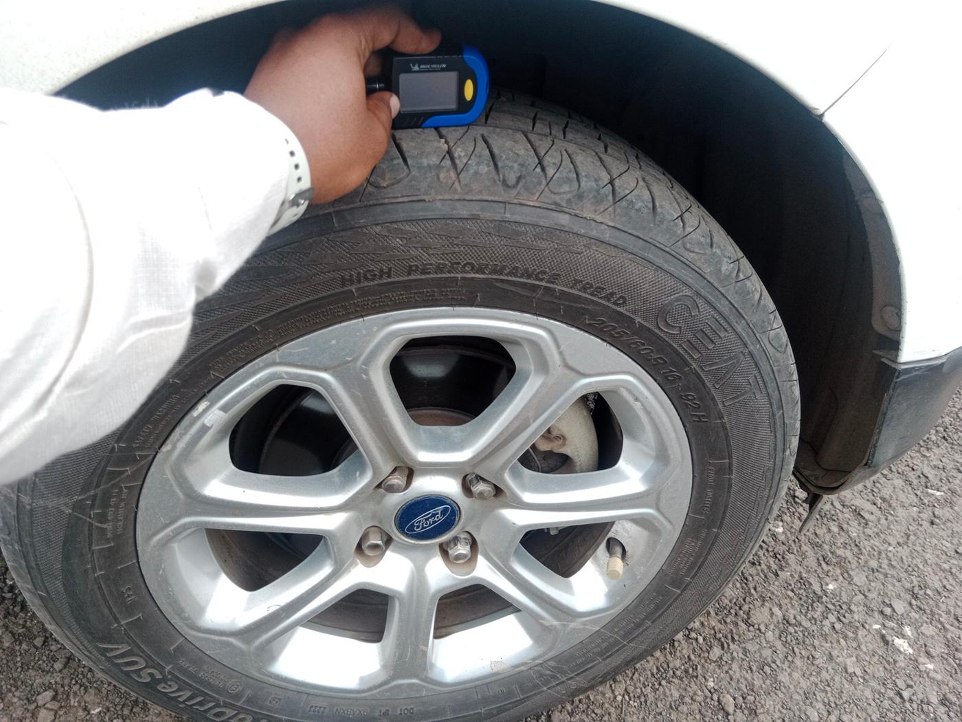 2018 Ford Ecosport TITANIUM + 1.5L PETROL AT, Petrol, Automatic, 52,341 km, tyre