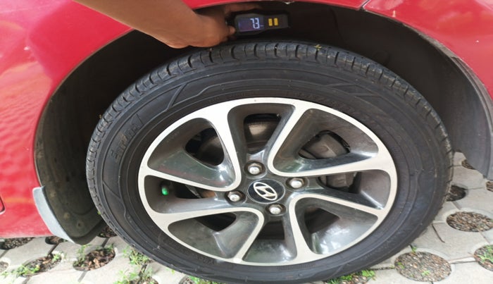 2017 Hyundai Grand i10 SPORTZ (O) AT 1.2 KAPPA VTVT, Petrol, Automatic, 38,918 km, tyre