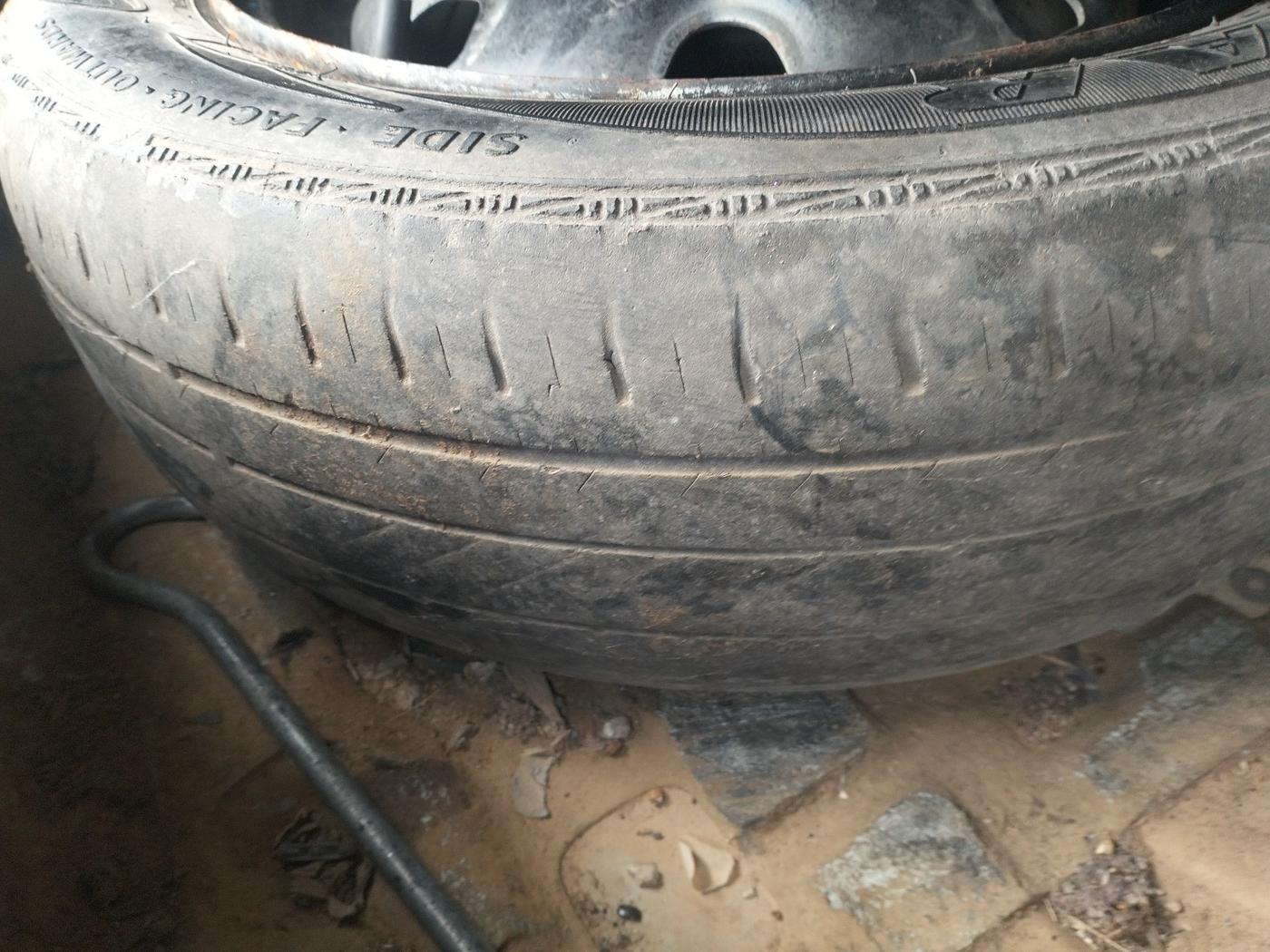 2012 Maruti Alto K10 VXI, Petrol, Manual, 95,500 km, tyre