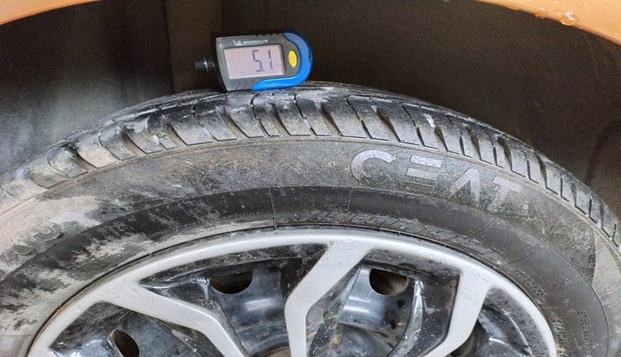 2016 Ford Figo Aspire AMBIENTE 1.2 PETROL ABS, Petrol, Manual, 62,000 km, tyre