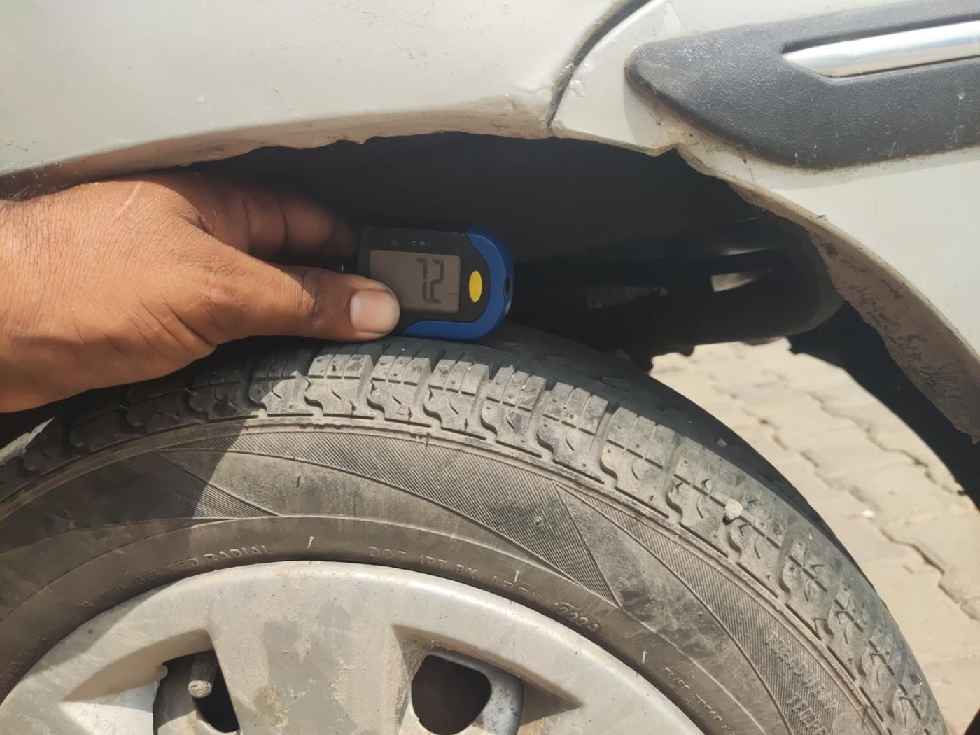 2012 Maruti Alto K10 LXI, Petrol, Manual, 52,213 km, tyre