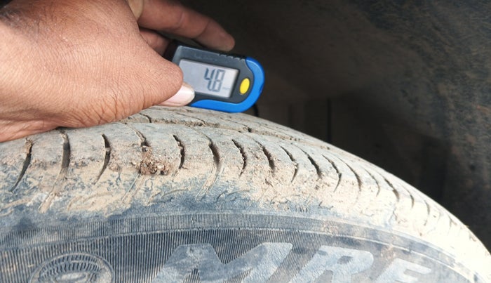 2023 Maruti BREZZA LXI SMART HYBRID, Petrol, Manual, 45,724 km, tyre