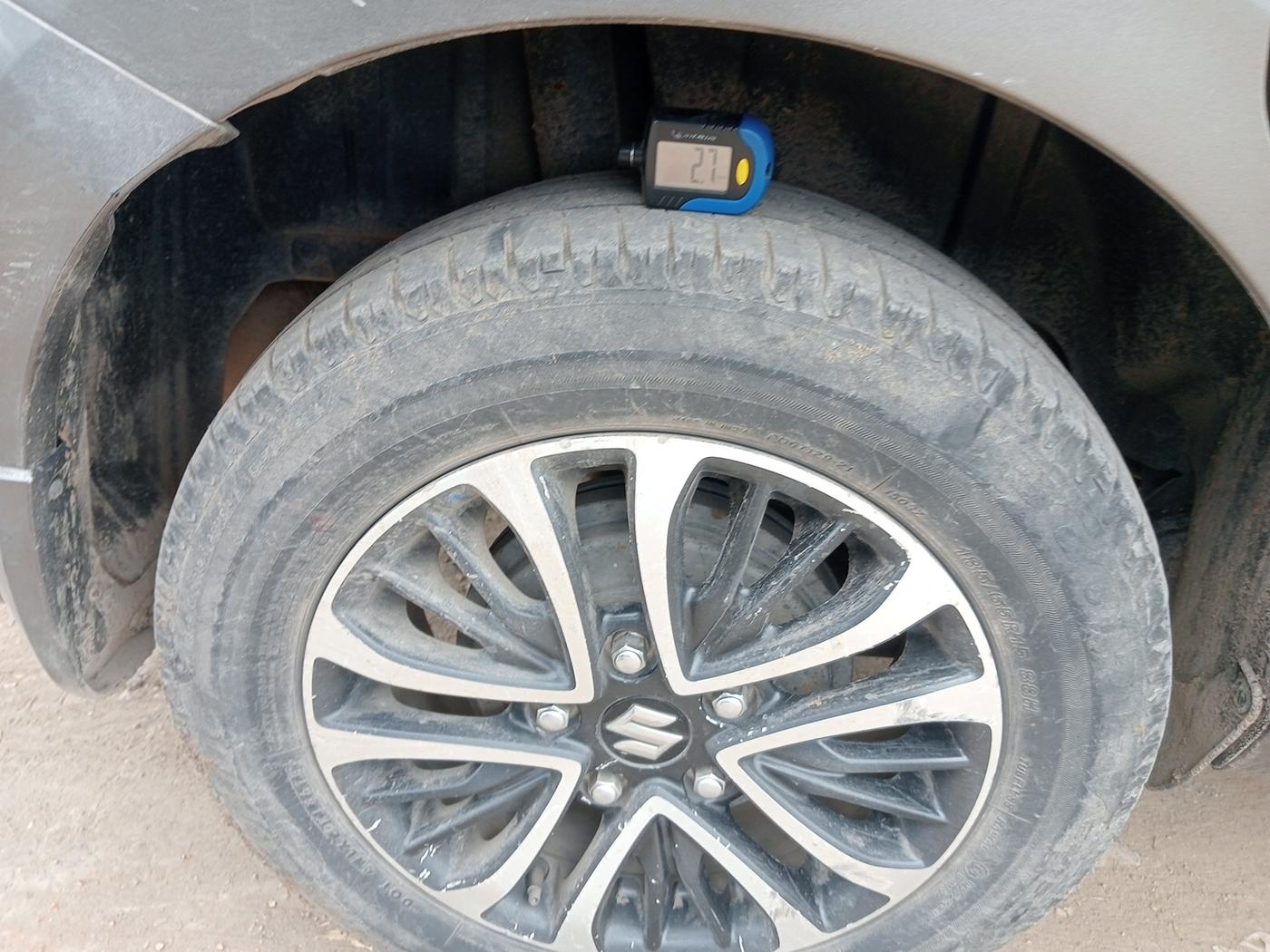 2023 Maruti Ertiga ZXI (O) CNG, Petrol, Manual, 94,000 km, tyre