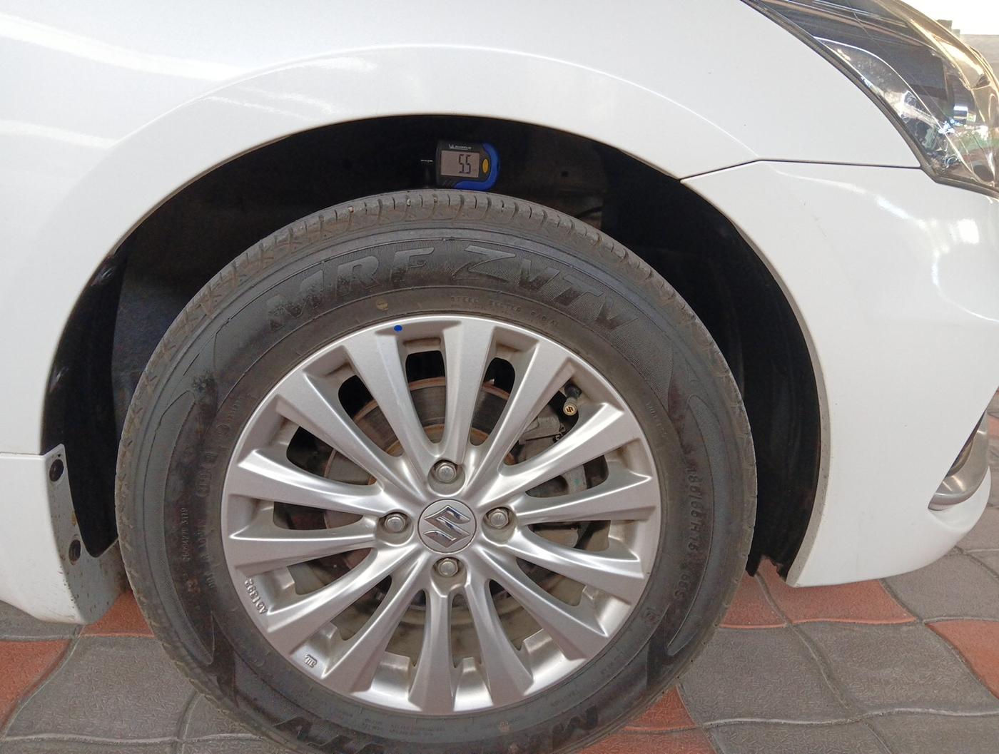 2019 Maruti Ciaz DELTA 1.5 SHVS MT PETROL, Petrol, Manual, 25,505 km, tyre