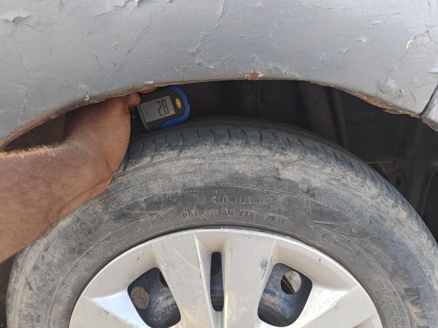 2014 Maruti Celerio VXI, Petrol, Manual, 1,45,000 km, tyre