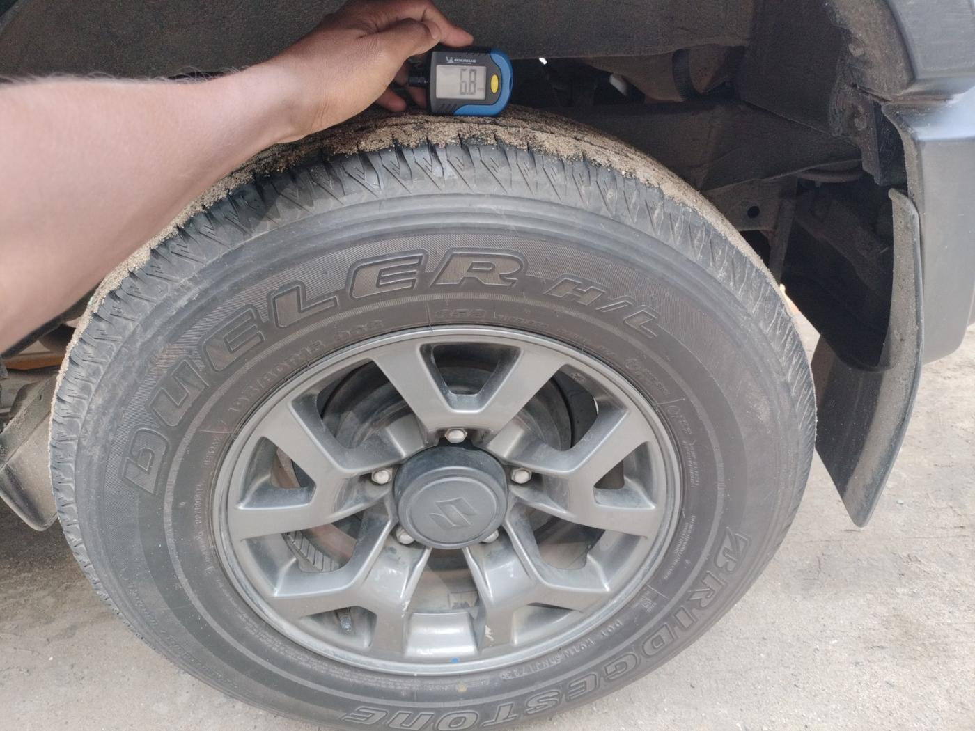 2023 Maruti JIMNY ALPHA ALL GRIP PRO AT, Petrol, Automatic, 16,803 km, tyre