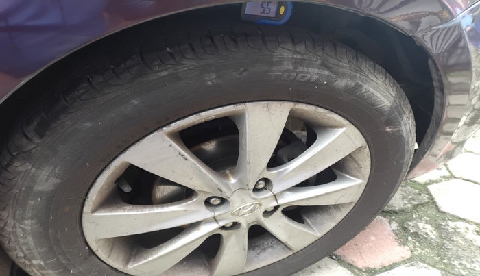 2012 Hyundai Verna FLUIDIC 1.6 CRDI SX AT, Diesel, Automatic, 1,09,038 km, tyre
