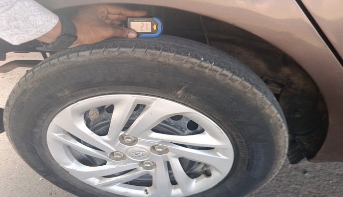 2020 Hyundai AURA S 1.2 CNG, Petrol, Manual, 1,08,963 km, tyre