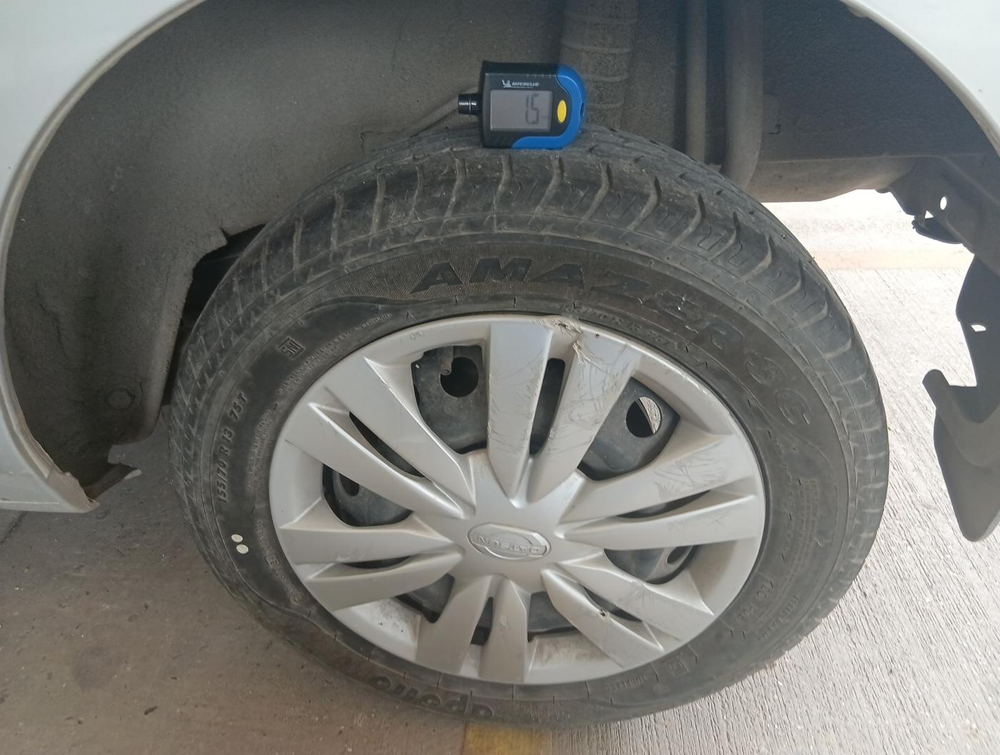 2018 Datsun Go T, Petrol, Manual, 22,586 km, tyre