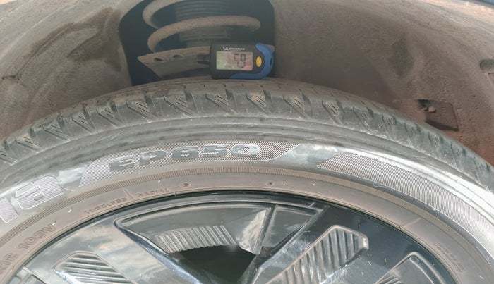 2024 Tata Harrier FEARLESS PLUS DUAL TONE AT, Diesel, Automatic, 11,649 km, tyre