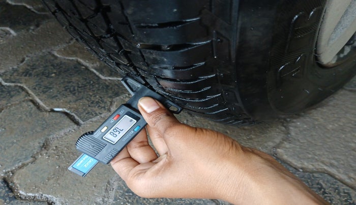 2022 Tata Harrier XZA PLUS 2.0L DUAL TONE, Diesel, Automatic, 76,274 km, tyre