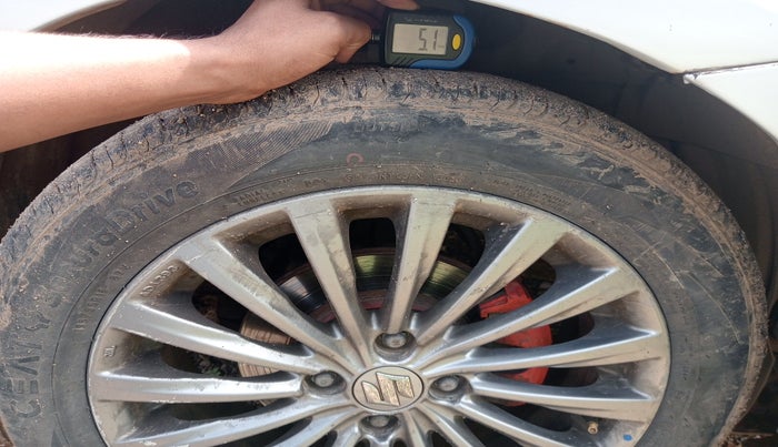 2015 Maruti Ciaz ZDI+ SHVS, Diesel, Manual, 87,562 km, tyre