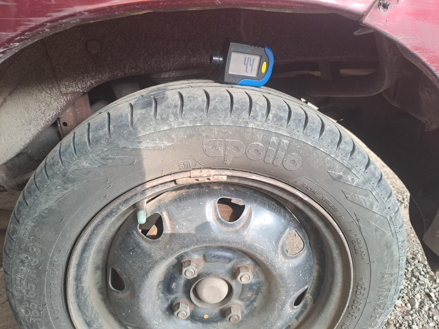 2010 Maruti Alto K10 VXI, Petrol, Manual, 78,594 km, tyre