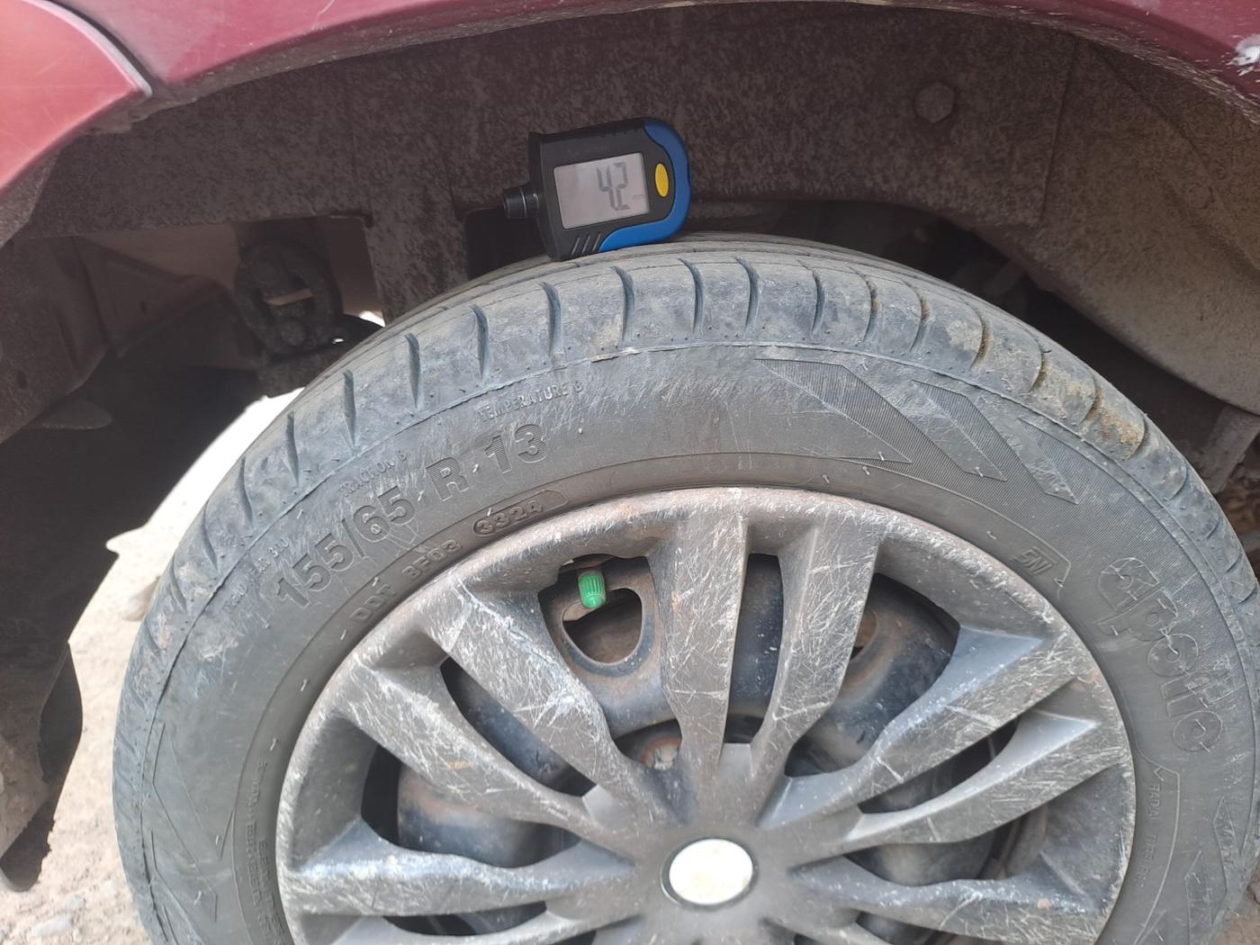 2010 Maruti Alto K10 VXI, Petrol, Manual, 78,594 km, tyre