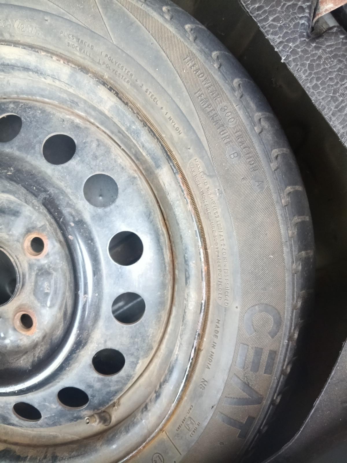 2018 Maruti Wagon R 1.0 VXI, Petrol, Manual, 78,419 km, tyre