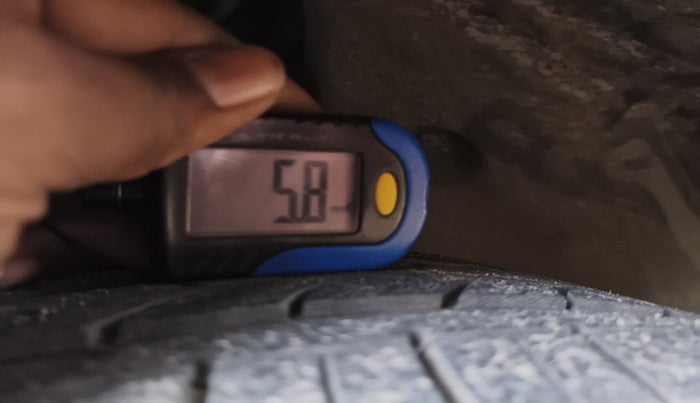 2018 Skoda Rapid STYLE 1.6 MPI, Petrol, Manual, 45,481 km, tyre