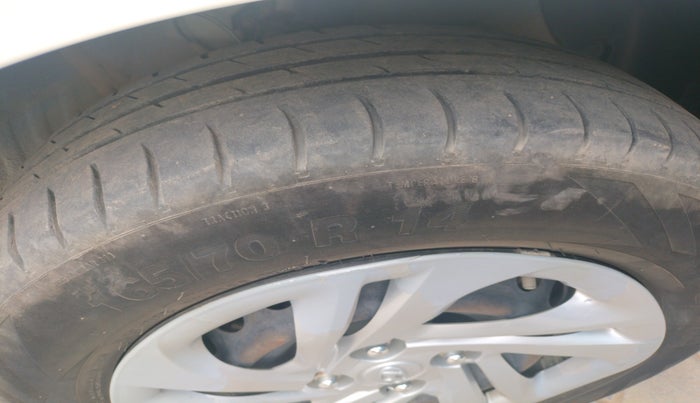 2021 Hyundai AURA S 1.2 CNG, Petrol, Manual, 1,06,447 km, tyre