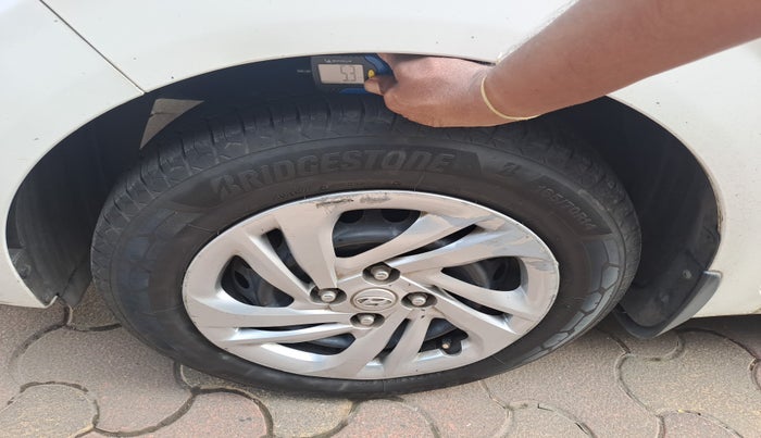 2021 Hyundai AURA S 1.2 CNG, Petrol, Manual, 73,242 km, tyre