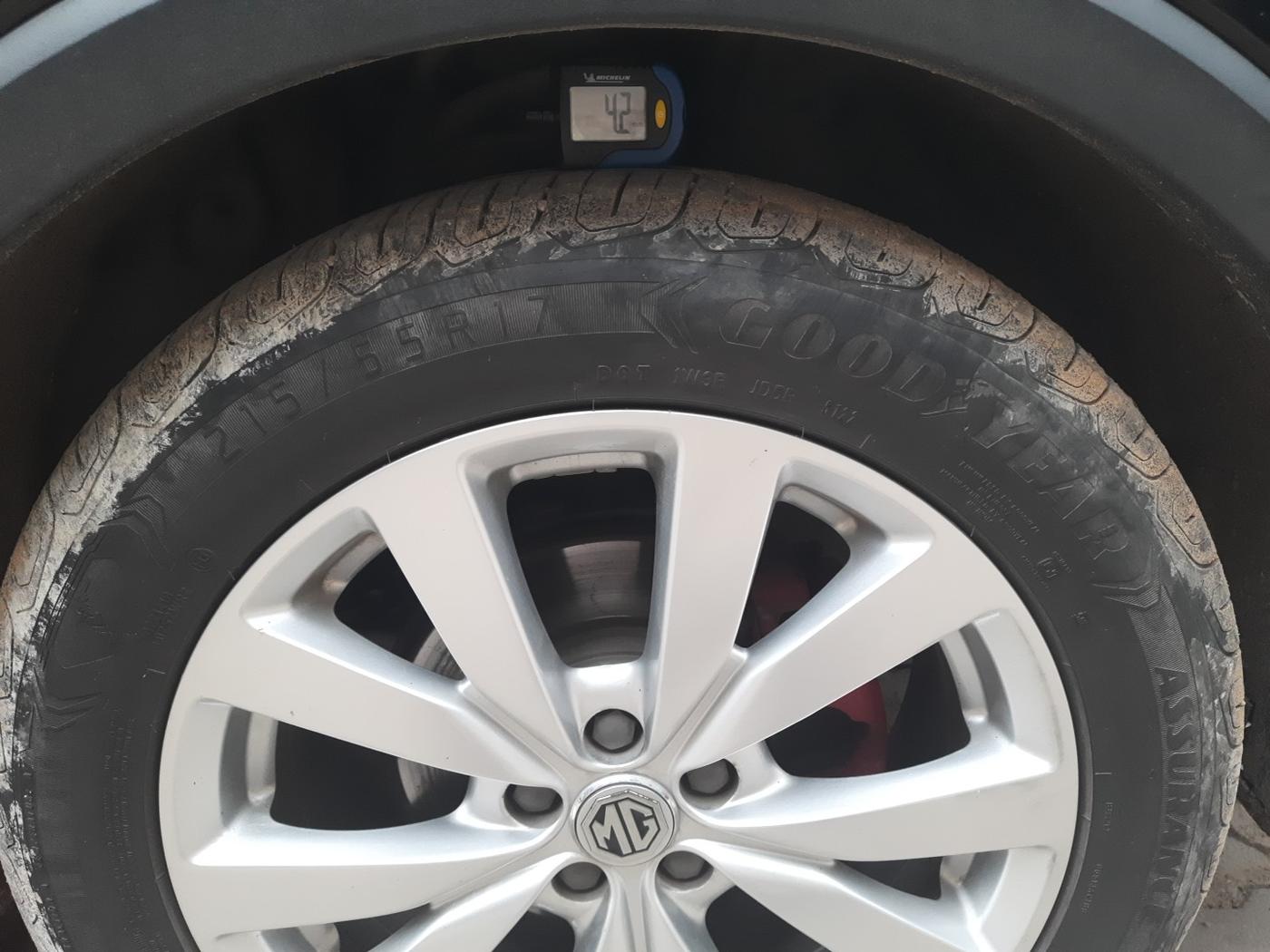 2023 MG ASTOR SMART 1.5 MT, Petrol, Manual, 32,070 km, tyre