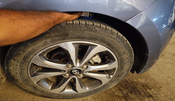 2015 Hyundai Xcent SX 1.2 (O), Petrol, Manual, 1,05,061 km, tyre