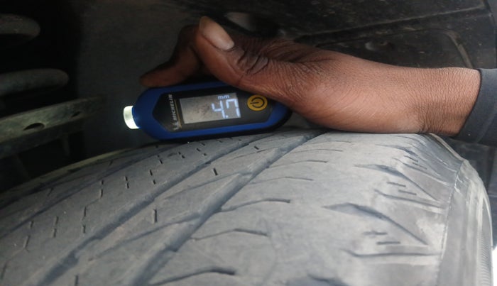 2023 Tata Harrier XZA PLUS 2.0L DARK EDITION, Diesel, Automatic, 34,875 km, tyre