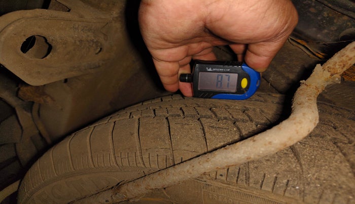 2015 Maruti Ertiga VXI CNG, Petrol, Manual, 66,837 km, tyre