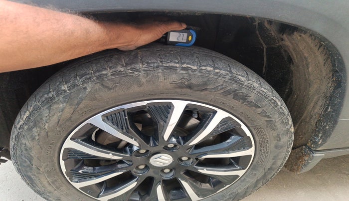 2022 Maruti BREZZA ZXI SMART HYBRID , Petrol, Manual, 97,254 km, tyre