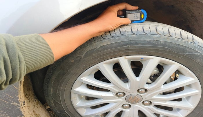 2022 Maruti Dzire ZXI CNG, Petrol, Manual, 1,08,079 km, tyre