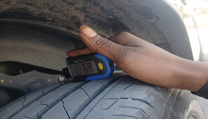 2024 Tata Safari ACCOMPLISHED PLUS DARK EDITION AT, Diesel, Automatic, 16,216 km, tyre