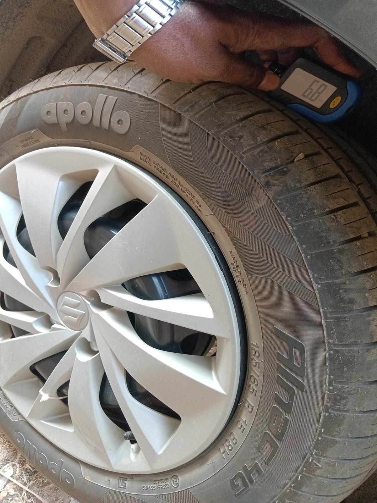 2022 Maruti Baleno DELTA PETROL 1.2, Petrol, Manual, 33,508 km, tyre