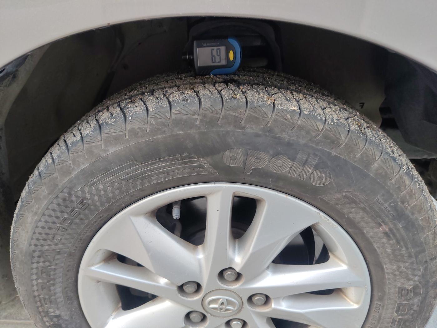 2020 Toyota Innova Crysta 2.4 GX AT 7 STR, Diesel, Automatic, 99,414 km, tyre