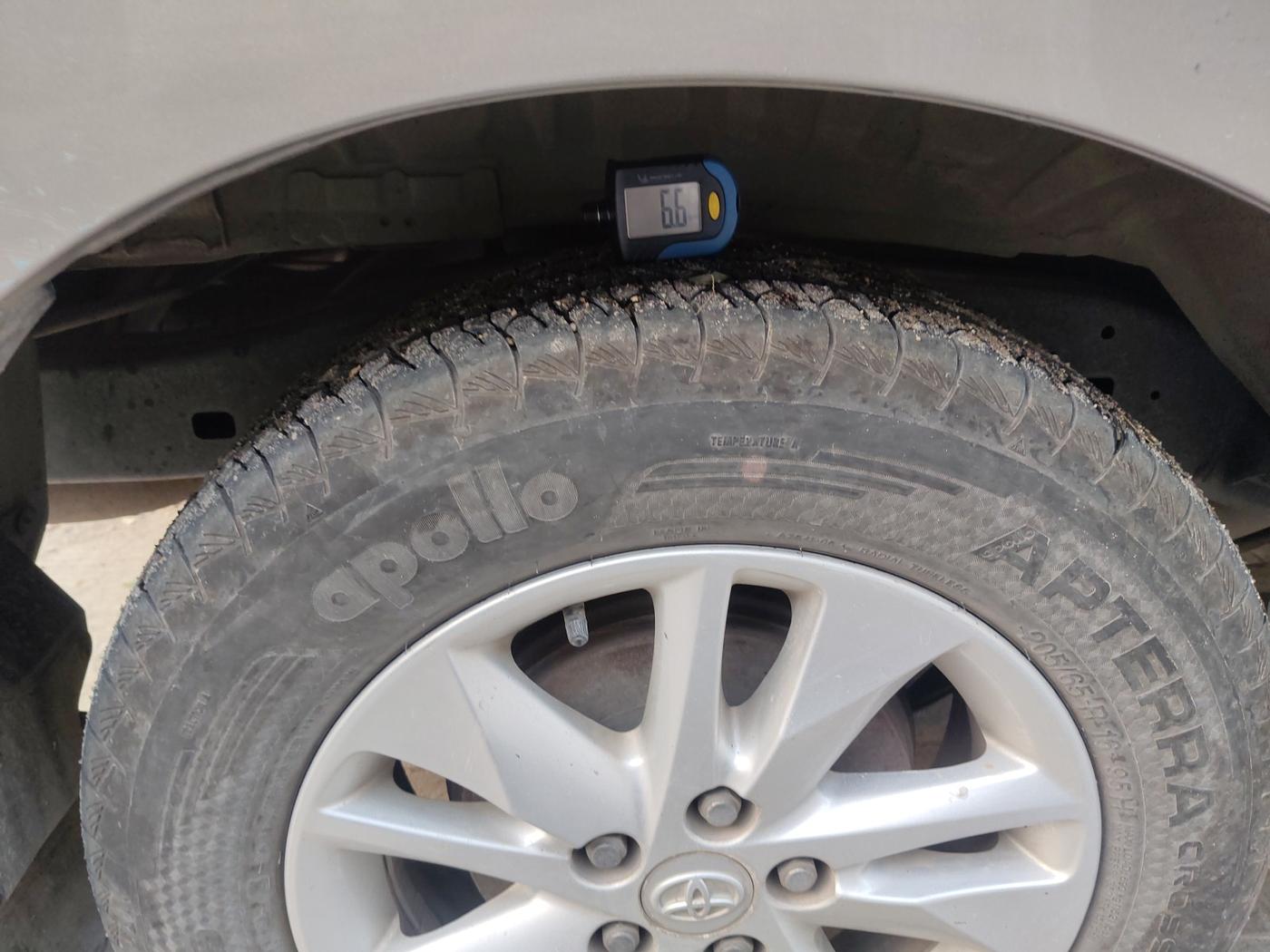 2020 Toyota Innova Crysta 2.4 GX AT 7 STR, Diesel, Automatic, 99,414 km, tyre