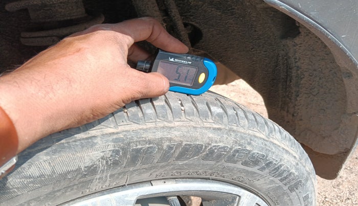 2023 Tata TIGOR XZ PLUS CNG, Petrol, Manual, 30,716 km, tyre