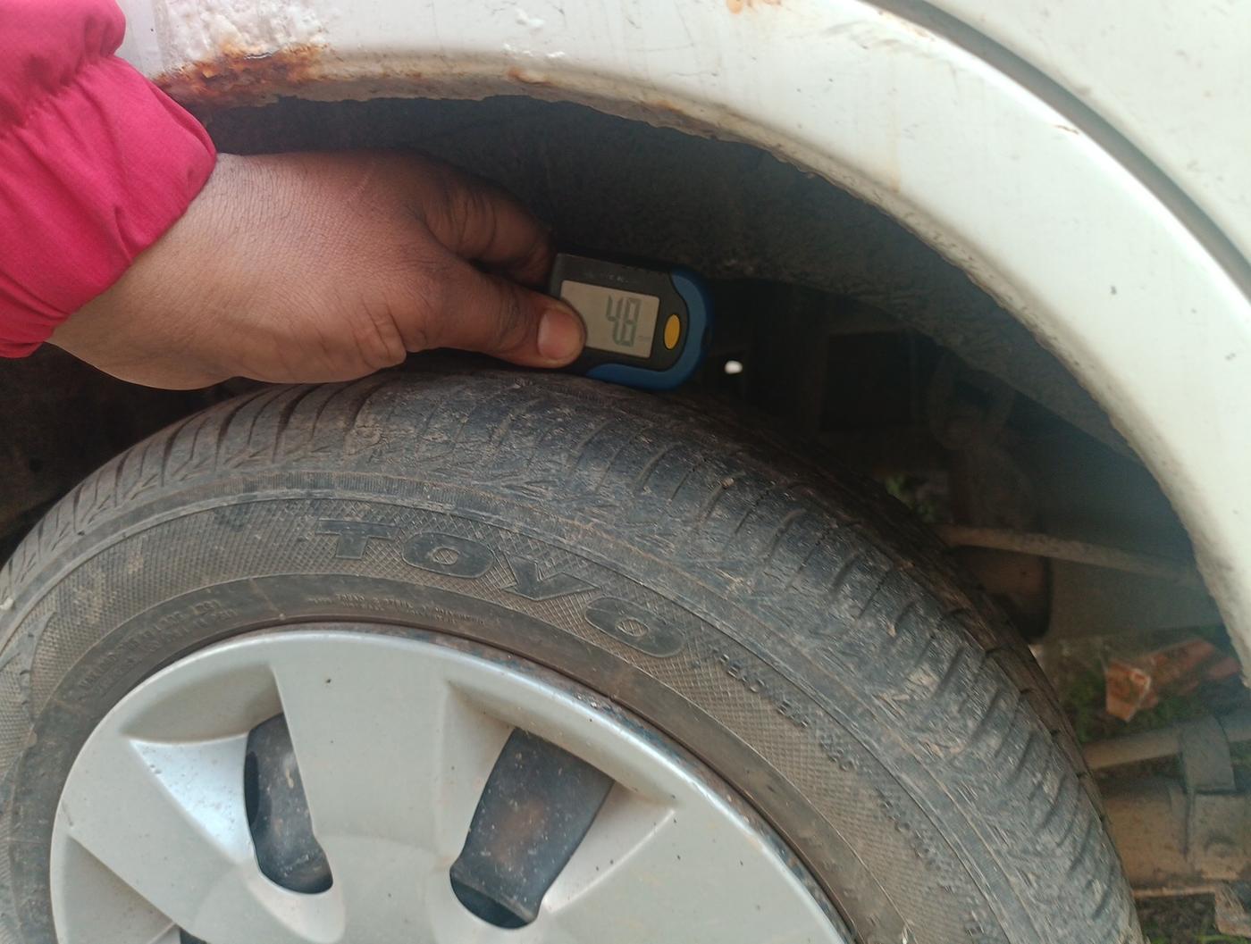 2012 Maruti Alto K10 VXI, Petrol, Manual, 73,000 km, tyre