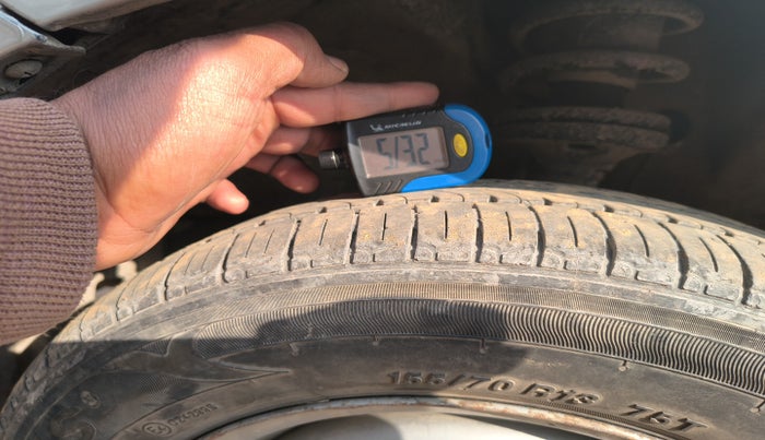 2018 Maruti Wagon R 1.0 LXI CNG, Petrol, Manual, 75,990 km, tyre