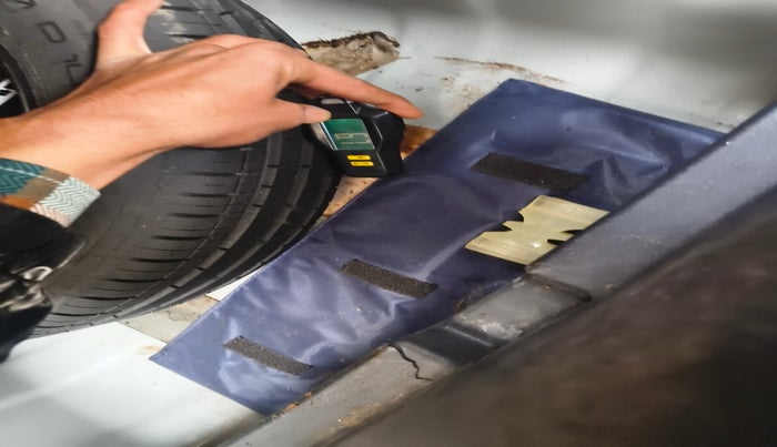 2023 Hyundai AURA SX 1.2, Petrol, Manual, 34,849 km, tyre