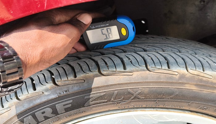 2017 Tata Nano TWIST XTA, Petrol, Automatic, 27,357 km, tyre