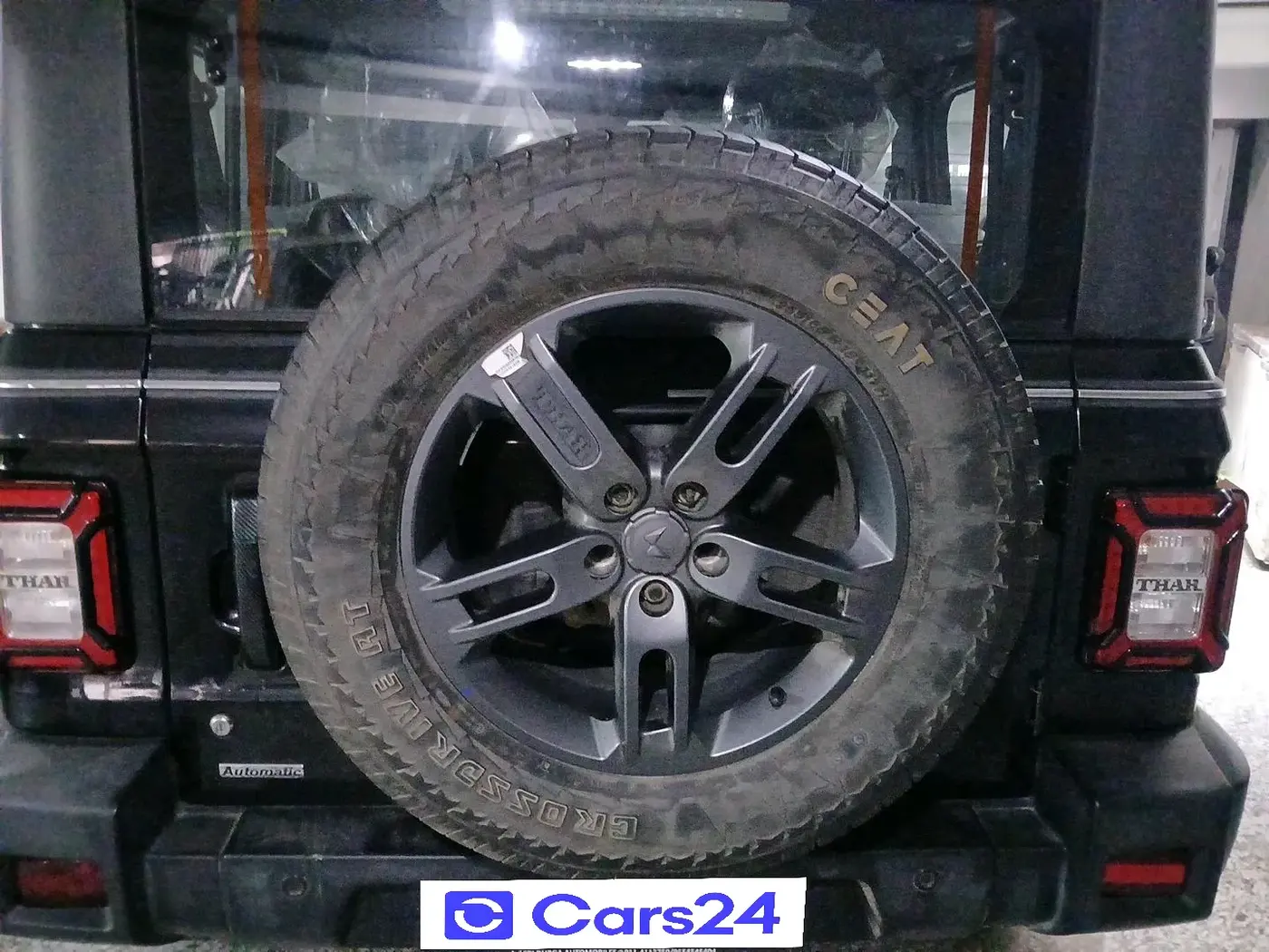 2023 Mahindra Thar LX P 2WD AT HT, Petrol, Automatic, 19,702 km, tyre